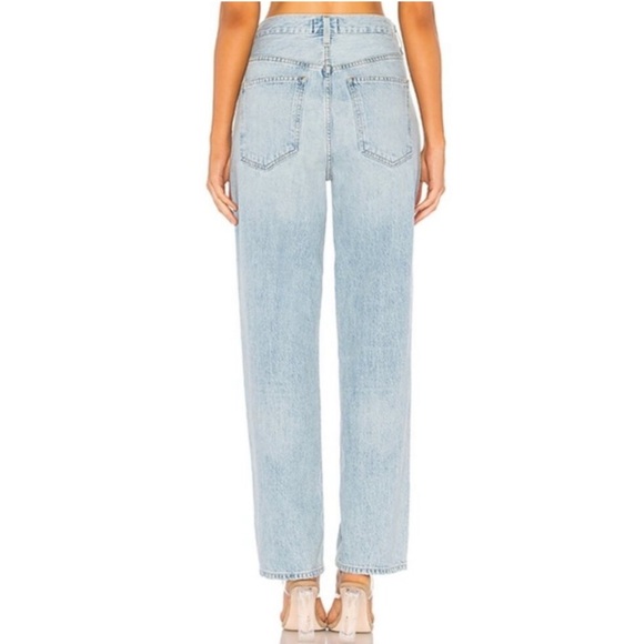 AGOLDE Crisscross Upsize High Waist Jeans SIZE 33 1215 - Picture 4 of 10